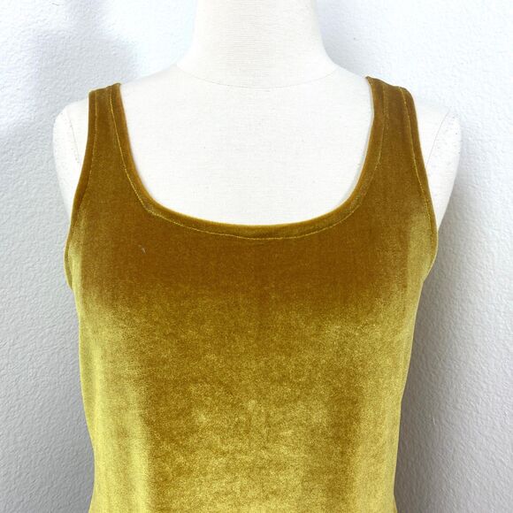 Opal Blue Gold Velvet Dress Small Sleeveless Knit Club Casual Date Boho Chic - Picture 2 of 8